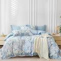 OAITE Duvet Cover Set Queen Size Oil Painting Pattern Ultra Soft 100% Cotton by OAITE