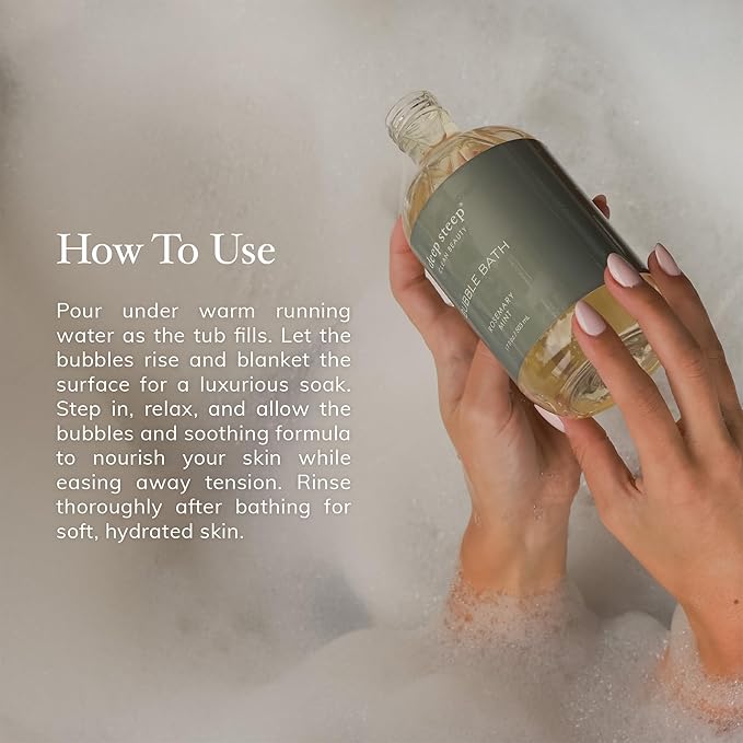 Deep Steep Cypress Fennel Bubble Bath - Image 6