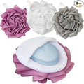 3 Pack Bath Loofah Shower with Soap Bags, Dual-Use Exfoliating Bath Sponges by Unknown
