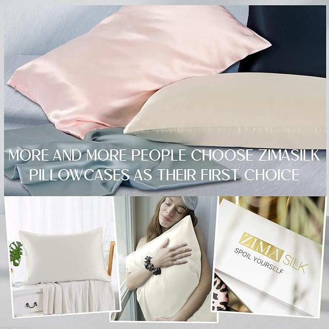 ZIMASILK 100% Pure Mulberry Silk Pillowcase - Image 6