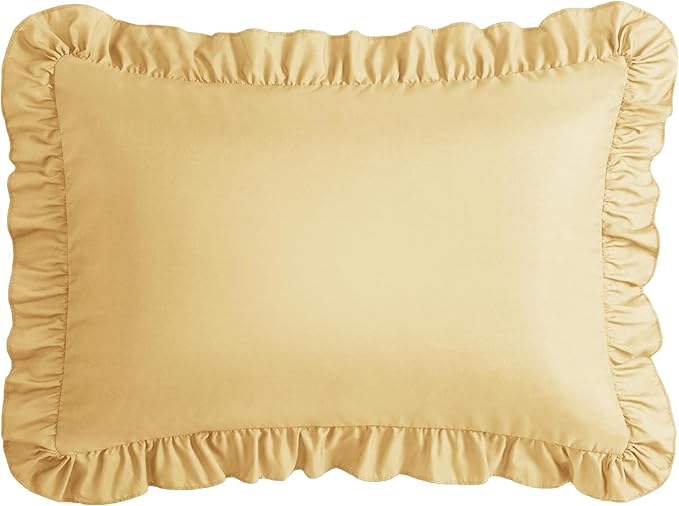KKJIAF Ruffle Body Pillow Cases Set of 1, Ruffled Pillow Covers - Image 7