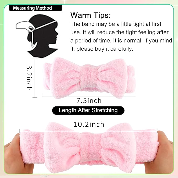 WHAVEL 6 Pack Spa Headbands - Image 2