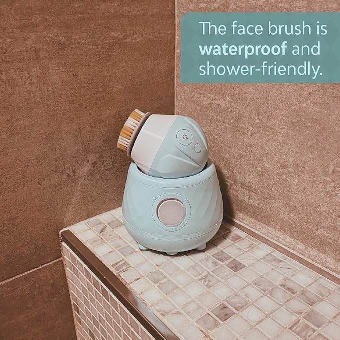 Tao Clean Ona Diamond Orbital Facial Brush and Cleansing Station – Robin's Egg - Image 6