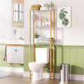 AmazerBath Over The Toilet Storage Bamboo, Bathroom Storage Organizer Shelf by AmazerBath