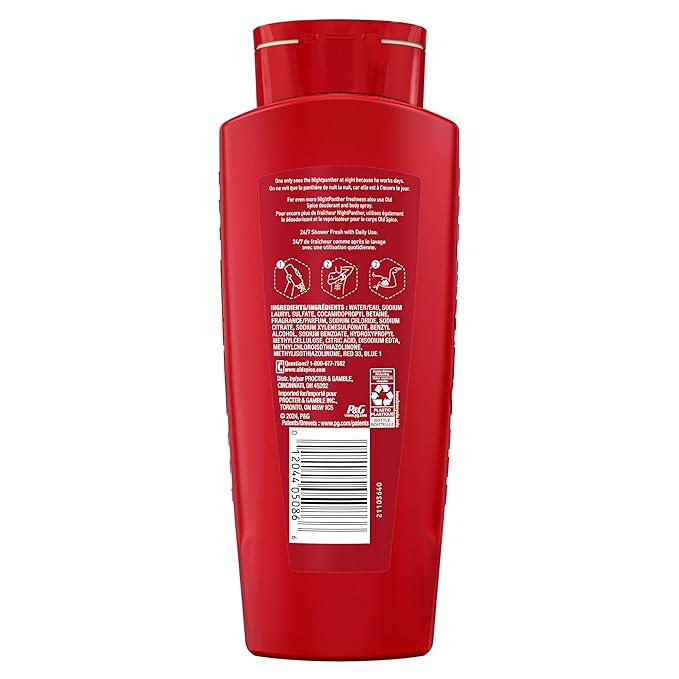Old Spice Cleansing Body Wash for Men, 3X Defense, 24/7 Shower Fresh - Image 10