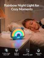 Timer Pal Rainbow Timer for Kids, Visual Timer for Kids with Night Light, Color-Changing Magnetic Visual Timer for Classroom/Calming Corner/Home (Blue)