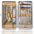 Manicure Set Pedicure Kit Professional 19 Pcs Nail Clipper by KV.YSHQLNE