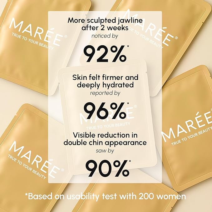 MAREE V Line Lifting Mask with 24K Gold – Deep Collagen Face Mask - Image 11