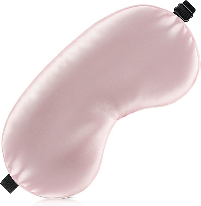 Sleep Mask Silk Eye Mask for Men Sleeping Mask, Adjustable Elastic Strap for by Unknown
