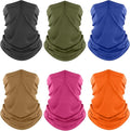 Fuinloth Neck Gaiter, 6 Pack Cooling UV Protection Bandana Face Mask Gator Scarf by fuinloth