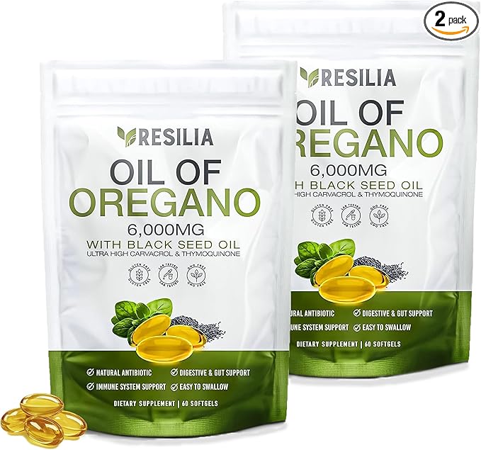 Resilia Oil Of Oregano Softgels by ResiliaoilofOregano