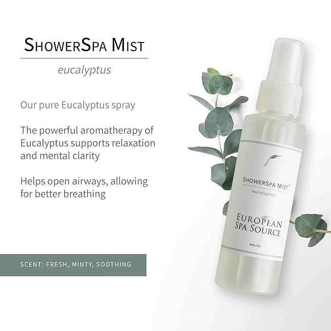 European Spa Source Eucalyptus ShowerSpa Mist Spray - Image 2