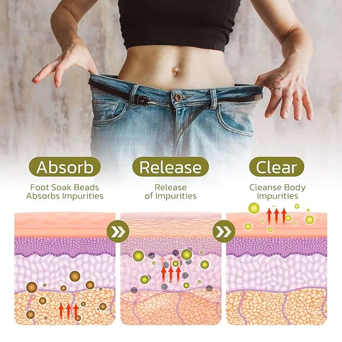 25Pcs Herbal Detox Cleansing Foot Soak Beads, Herbal Detox and Shaping Foot - Image 6