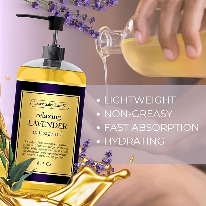 Essentially KateS Lavender Massage Oil 8 Fl Oz - Image 6