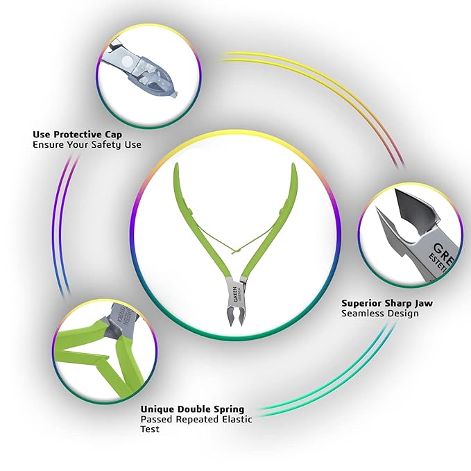Professional Cuticle Trimmer Nail Cuticle Cutter Stainless Steel Cuticle Nippers - Image 5