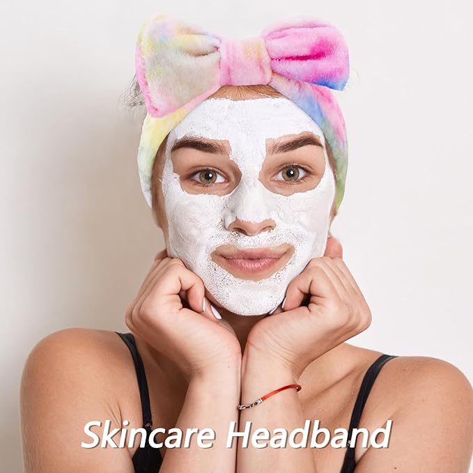 VELSCRUN Spa Headband, Makeup Face Wash Skincare Headbands, Stuff - Image 4