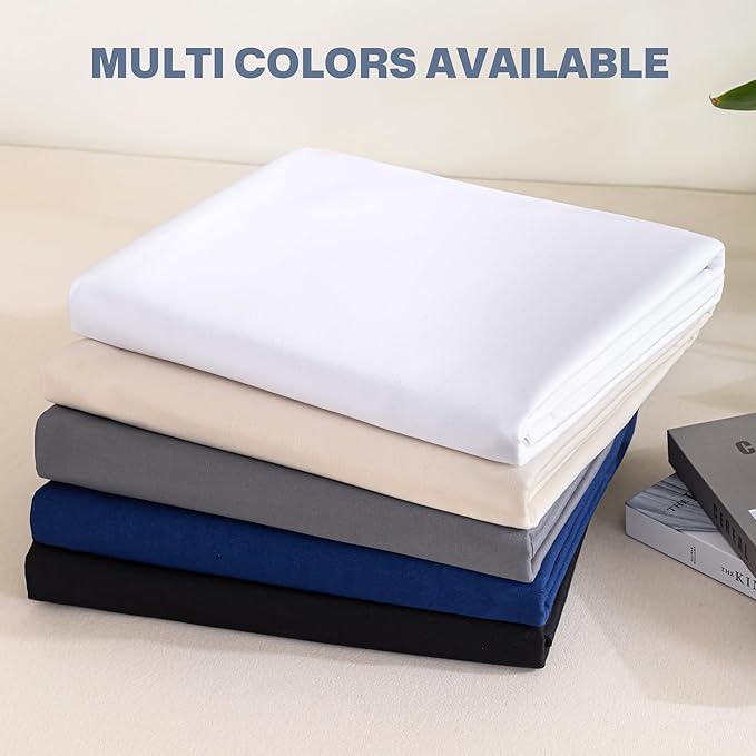 Lavisun Twin Flat Sheets Only, 2 Pack Soft Brushed Microfiber Bedding Sheets - Image 7