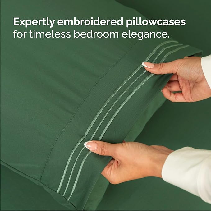 Queen Size 4 Piece Sheet Set - Image 6