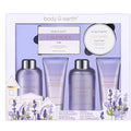 Spa Gifts for Women, Lavender Gift Set, Body & Earth 6 Pcs Bath Gift Sets by BODYEARTH