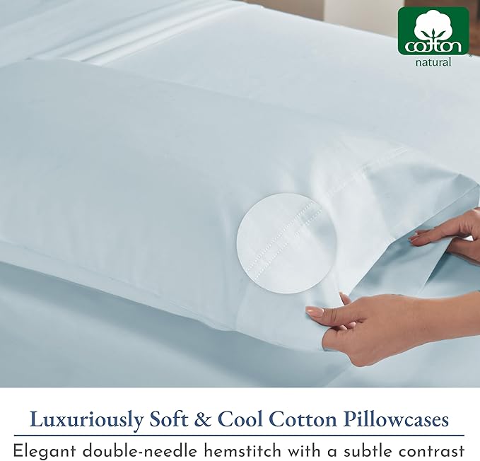 California Design Den Pillowcases Queen Size Set of 2 - Image 6
