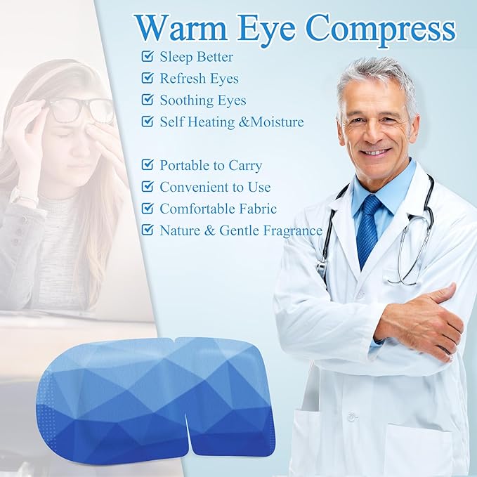 32Packs Steam Eye Mask, Heated Eye Mask - Image 3