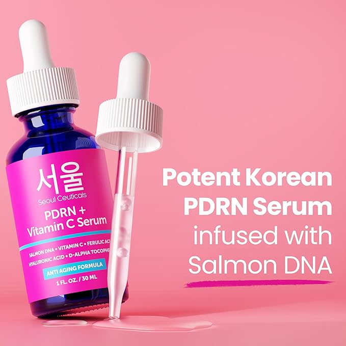 SeoulCeuticals PDRN Serum Salmon DNA Vitamin C Serum – Korean Skincare Anti - Image 8