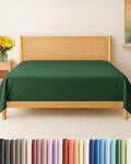 Cal King Size Flat Sheet by CGKUnlimited