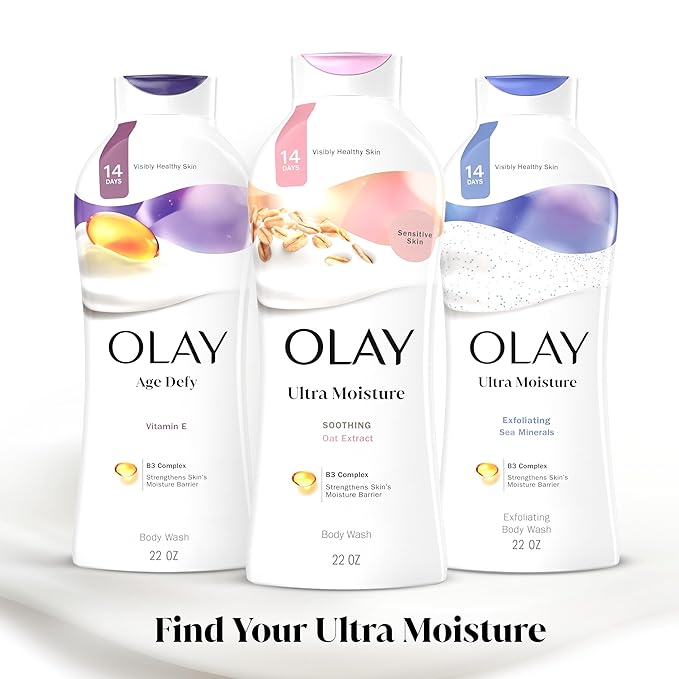Olay Body Wash for Women, Ultra Moisture, For Sensitive Skin, Soothing Formula - Image 7