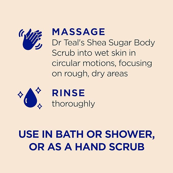 Dr Teal's Shea Sugar Body Scrub, Citrus - Image 5