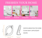 Air Freshener for Home, 4 Pack, Peach, Odor Eliminator for Small Area Closets Bathroom Pets Strong Odor, Up to 120 Days