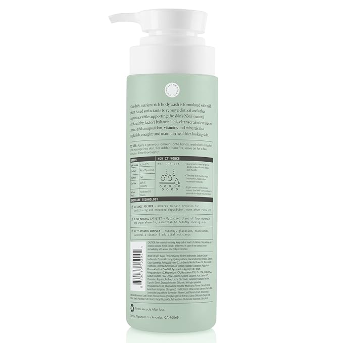 Naturium The Multi-Vitamin Daily Nutrients Body Wash, Hydrating Cleanser - Image 3
