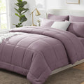 CozyLux Full Size Comforter Set Dusty Purple by CozyLux