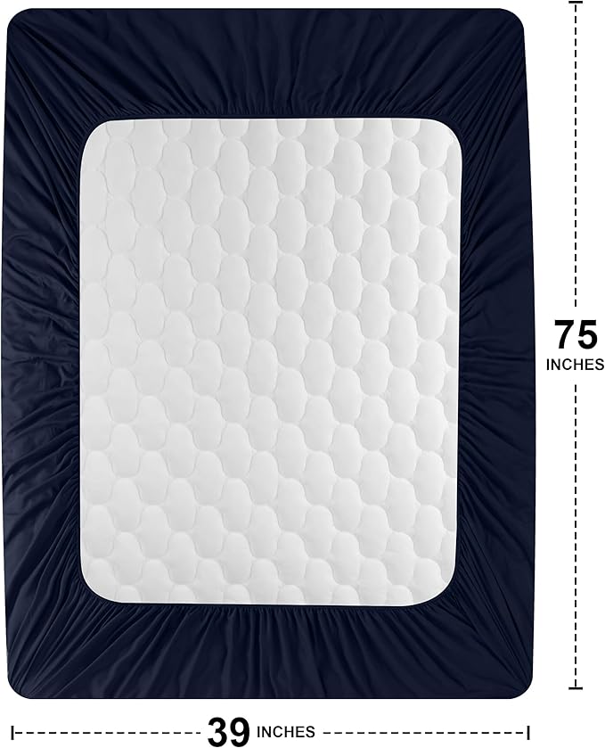 Utopia Bedding Waterproof Mattress Protector, Twin Mattress Pad, Noiseless - Image 4