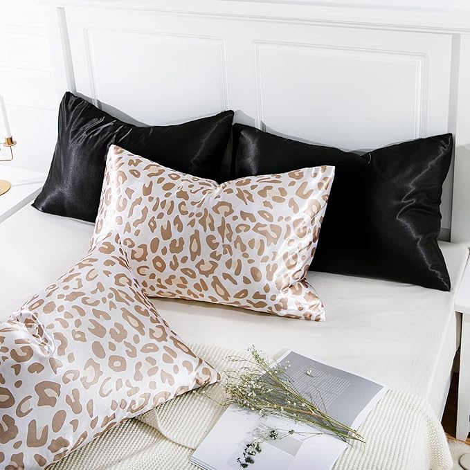 MR&HM Satin Pillowcase for Hair and Skin, Silk Satin Pillowcase 2 Pack - Image 5