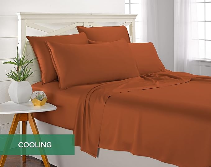 Pure Bamboo Split King Sheets, Genuine 100% Organic Viscose Derived from Bamboo - Image 5
