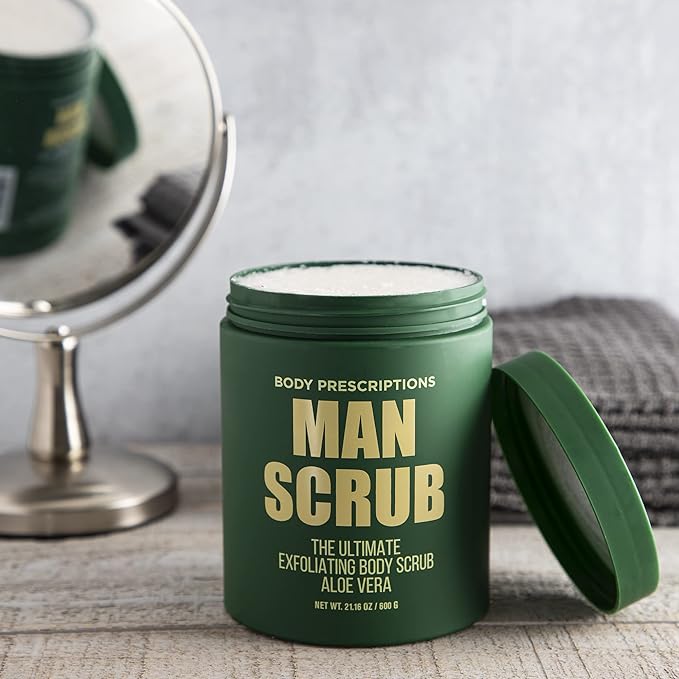 Body Prescriptions Men’s Exfoliating Body Scrub – Ultimate Skin Cleansing Wash - Image 3