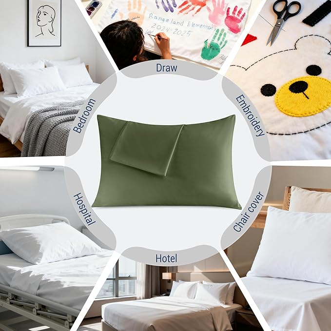 Pillowcases King 12 Pack, 20x36 Pillow Cases - Image 6
