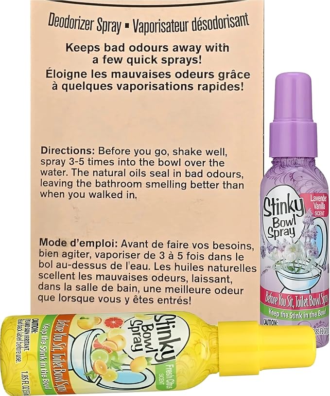 Set of 4 Stinky Bowl Spray 1.85oz - Image 2