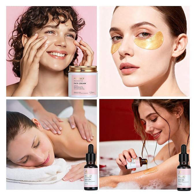 30pcs Mothers Day Gift, Rose Facial Skin Care Set - Image 4