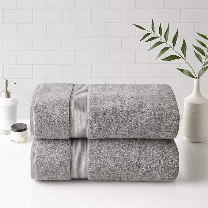 Madison Park 800GSM 100% Cotton Luxurious Bath Towel Set Highly Absorbent by MADISONPARK