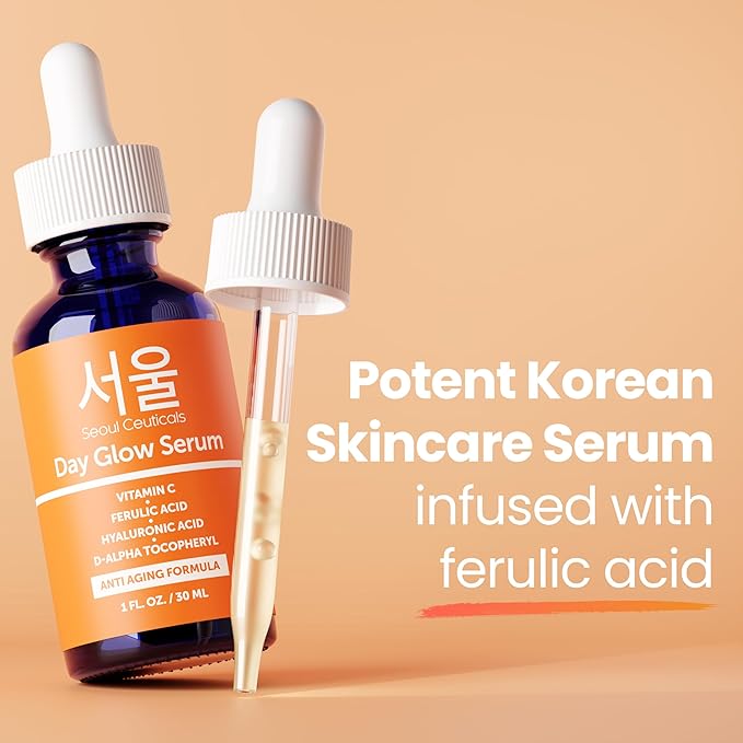 SeoulCeuticals Korean Skin Care 20% Vitamin C Hyaluronic Acid Serum + CE - Image 8