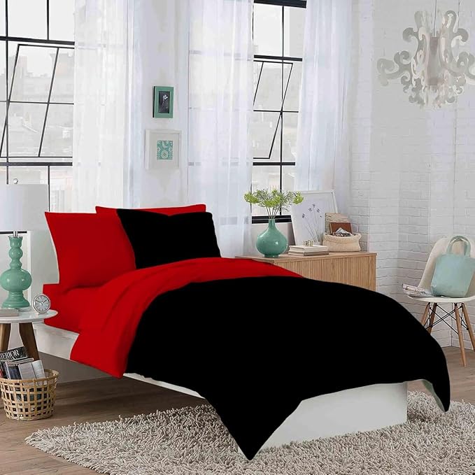Knit Jersey 100% Cotton 2 Twin XL Fitted Bed Sheets Soft and Comfy - Image 7
