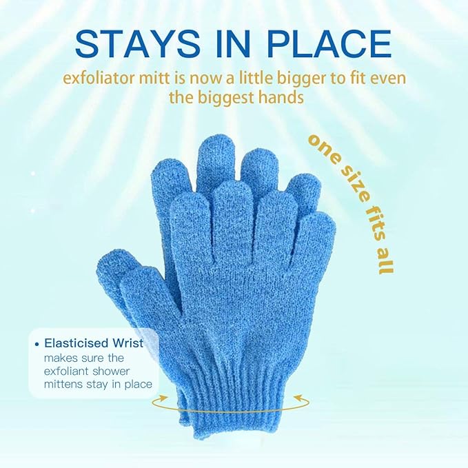 ATB 4 Pairs Exfoliating Gloves - Image 3