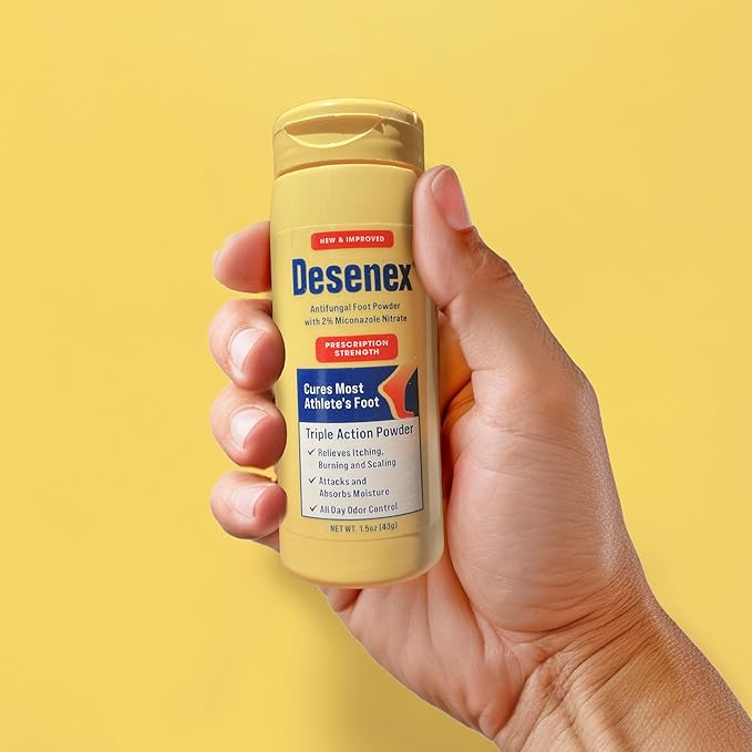 Desenex Anti-Fungal Foot Powder, Cures Most Athlete’s Foot, 2% Miconazole - Image 6