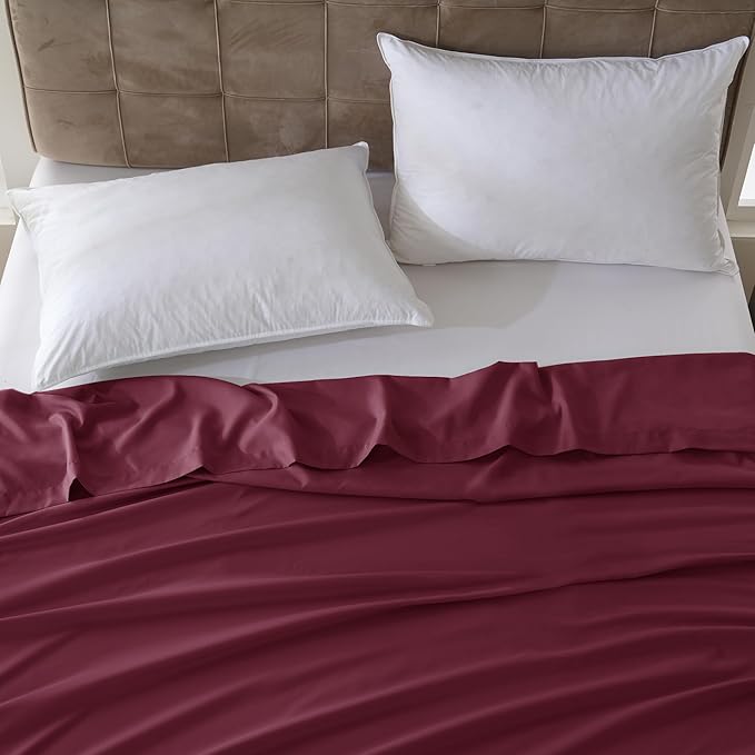 ZPECC Bulk Flat Sheets Only King Size 6 Pack, Easy Sort Top Bed Sheet by - Image 7