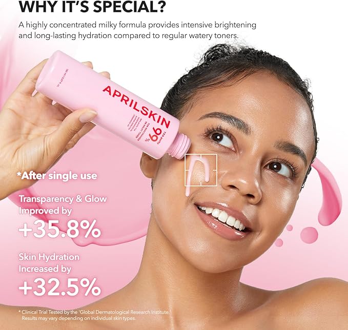 APRILSKIN TXA+Niacinamide 99 Pink Milky Toner | 99% High-Purity TXA 3%+ - Image 3