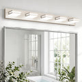 VOLISUN Modern Bathroom Vanity Light Fixtures, Brushed Nickel LED Bathroom by VOLISUN