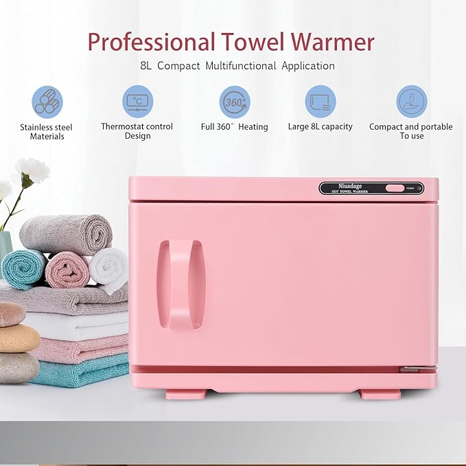 Hot Towel Warmer Cabinet 8L, Facial & Spa Towel Warmer Auto Reheat - Image 6