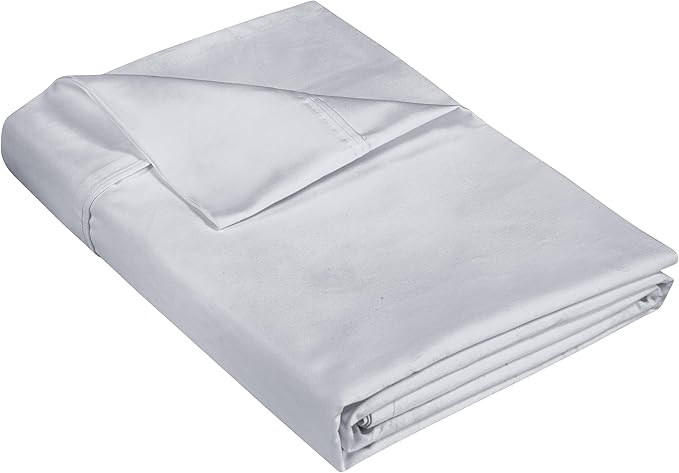 400 Thread Count 100% American Grown Cotton Flat Sheet by ROYALELINENS