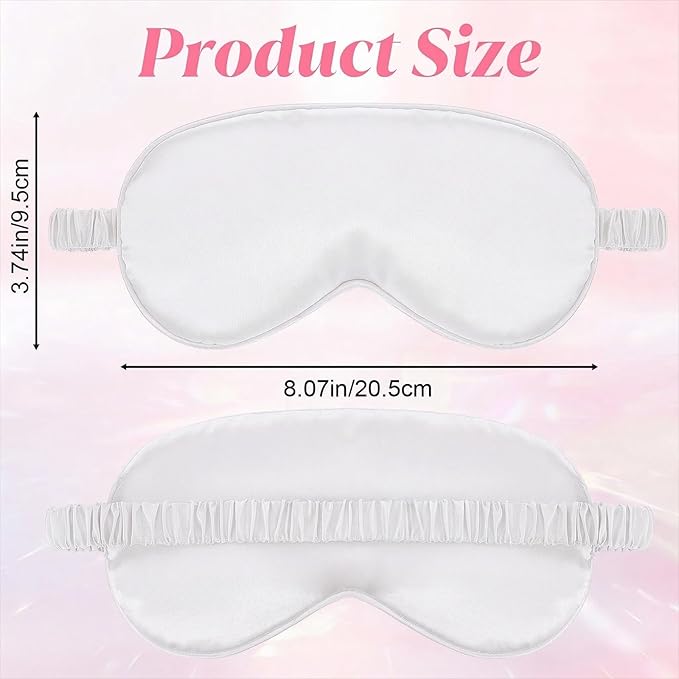 Silk Sleep Eye Mask 4 Pack Mulberry Silk Sleep Mask Eye Cover Blindfold - Image 2